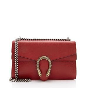 Gucci Leather Crystal Dionysus Medium Shoulder Bag